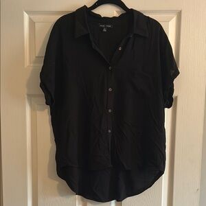 Black Button-Up Shirt